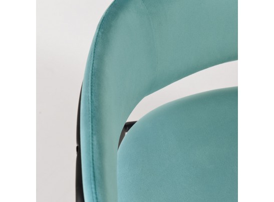 Стул Napoli светло-бирюзовый с чёрными ножками в Набережных Челнах