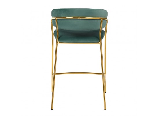 Стул полубарный Turin мятный с золотыми ножками в Набережных Челнах
