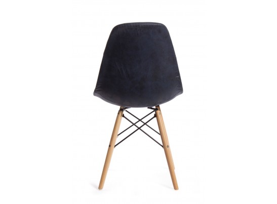 Стул Eames DSW leather черный в Набережных Челнах