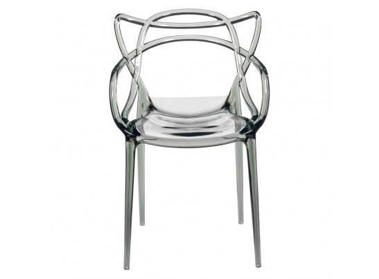 Комплект из 2-х стульев Masters прозрачный серый в Набережных Челнах