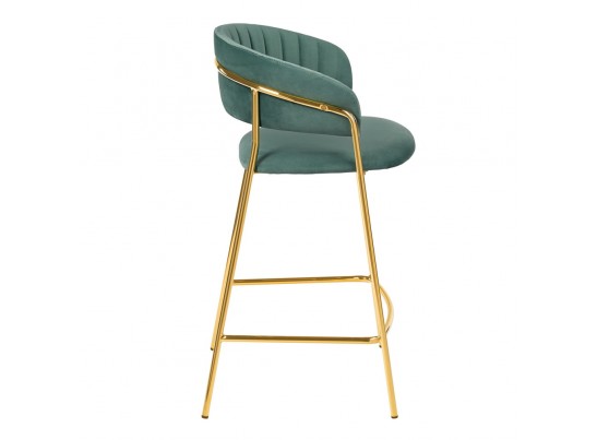 Стул полубарный Turin мятный с золотыми ножками в Набережных Челнах