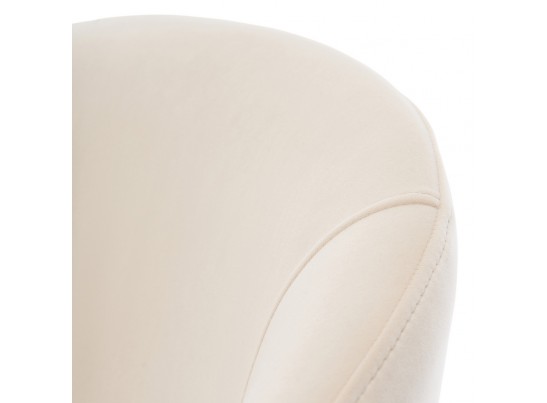 Стул-полукресло Emil кремовый с золотыми ножками в Набережных Челнах