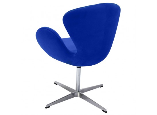 Кресло SWAN CHAIR синий, искусственная замша в Набережных Челнах Кресло SWAN CHAIR синий, искусственная замша в Набережных Челнах