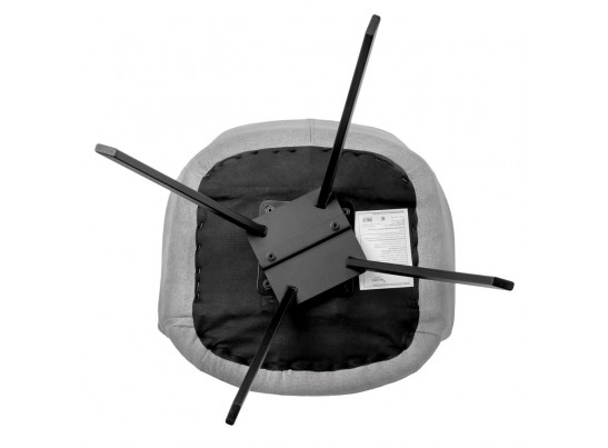 Комплект из 2-х стульев Grant серый шенилл на поворотном механизме в Набережных Челнах