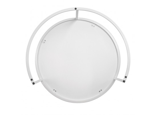 Набор кофейных столиков Tango бежевый мрамор с белыми ножками, 2шт в Набережных Челнах