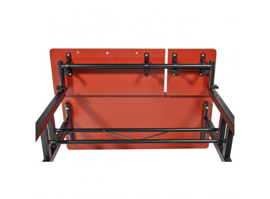 Стол многофункциональный Shuttle 80х58х80-130см, темное дерево, чёрный в Набережных Челнах