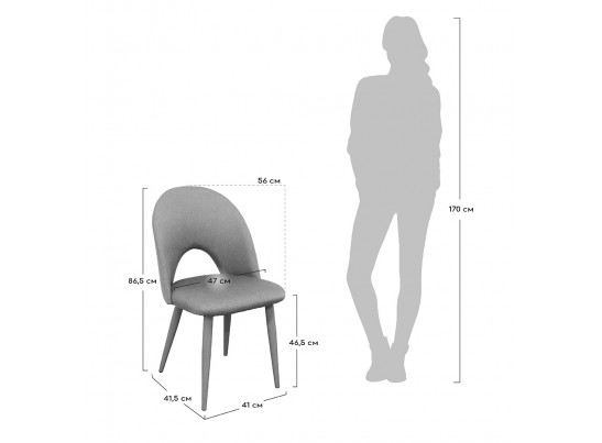 Стул Cleo коричневый в Набережных Челнах