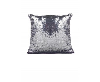 Подушка декоративная «РУСАЛКА» цвет фиолетовый/серебро