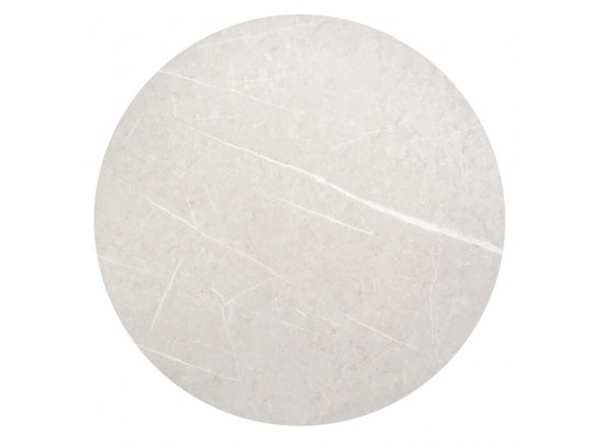 Набор кофейных столиков Tango бежевый мрамор с белыми ножками, 2шт в Набережных Челнах