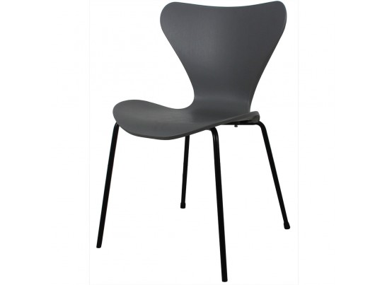Стул Seven серый с чёрными ножками в Набережных Челнах
