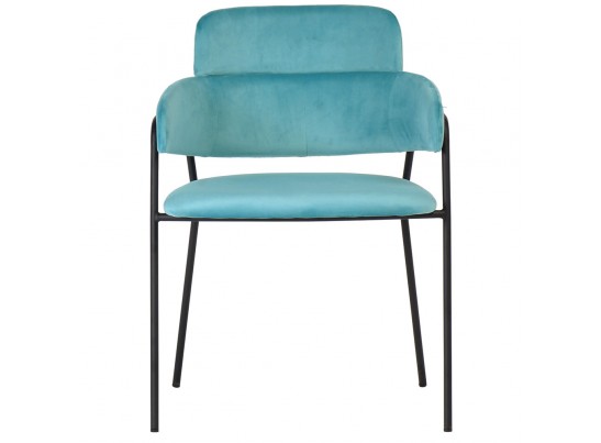 Стул Napoli светло-бирюзовый с чёрными ножками в Набережных Челнах