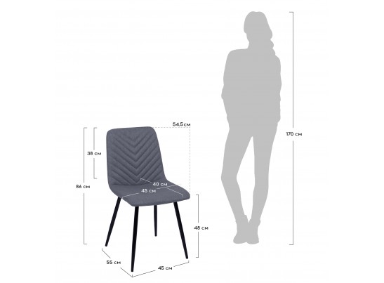 Стул Vicky латте в Набережных Челнах