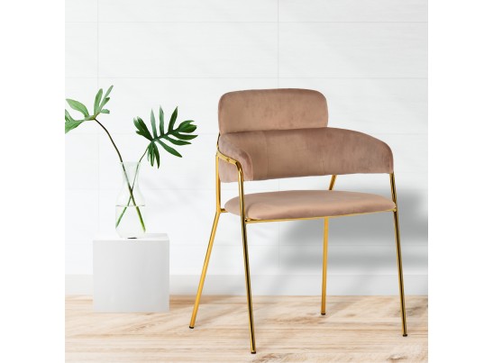 Стул Napoli латте с золотыми ножками в Набережных Челнах