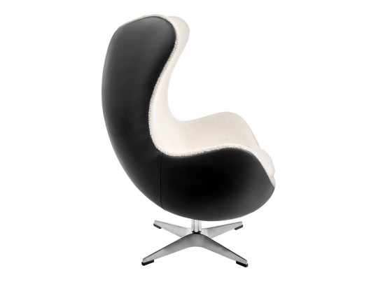 Кресло EGG STYLE CHAIR черный, экокожа в Набережных Челнах