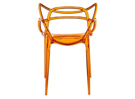 Комплект из 2-х стульев Masters прозрачный оранжевый в Набережных Челнах