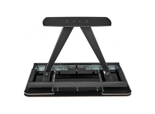 Стол Vito раскладной 120-184x80x75см, керамогранит бежевый, чёрный в Набережных Челнах