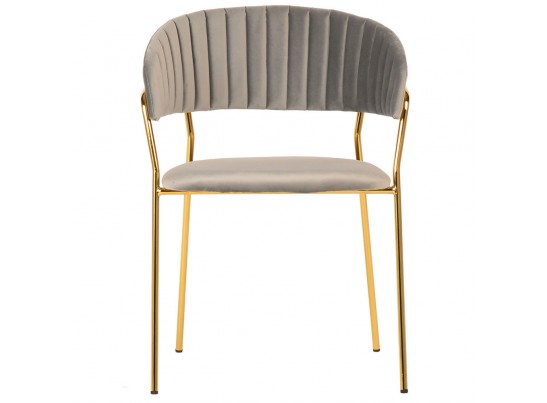 Комплект из 2-х стульев Turin латте с золотыми ножками в Набережных Челнах