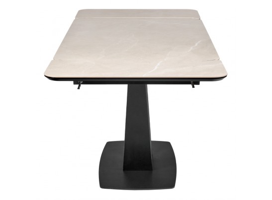 Стол Vito раскладной 120-184x80x75см, керамогранит бежевый, чёрный в Набережных Челнах