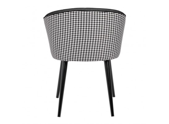 Стул Paola чёрный с жаккардом в Набережных Челнах