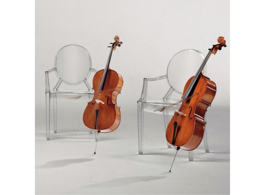 Комплект из 2-х стульев Louis Ghost прозрачный в Набережных Челнах