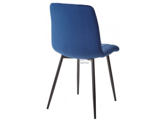 Стул синий/G062-49/каркас черный, DUBLIN (450*560*880), 3012 в Набережных Челнах