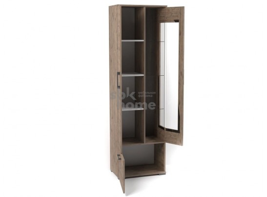 Пенал Д-3л со стеклом левый, Денвер (600*377*2020) Дуб Веллингтон, 31405 в Набережных Челнах