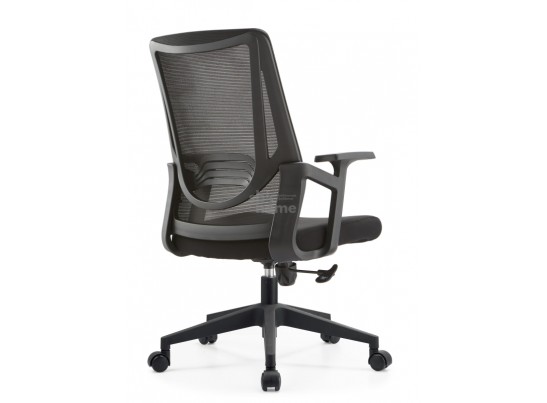 Кресло офисное,вращающееся LJ-2201В BLACK (610*500*1070), LJ-2201В BLACK ИМП в Набережных Челнах