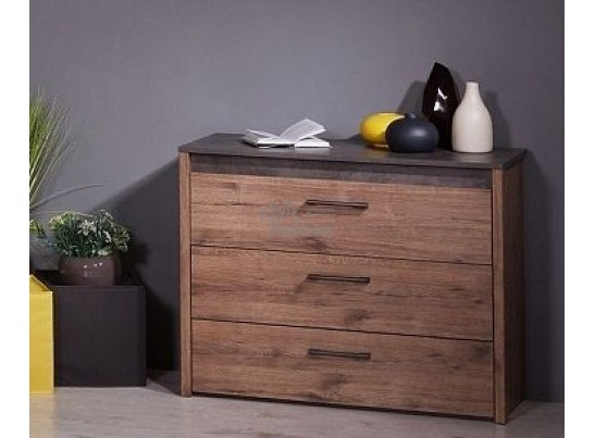 Комод малый NEW, Денвер (970*435*750) Дуб Веллингтон, 11815 в Набережных Челнах