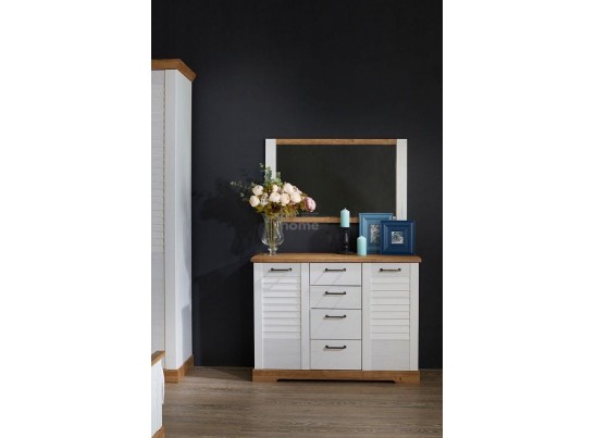 Комод, Кантри (1200*492*900) Сосна Андерсен, Орех Риббек натуральный, 11502 в Набережных Челнах