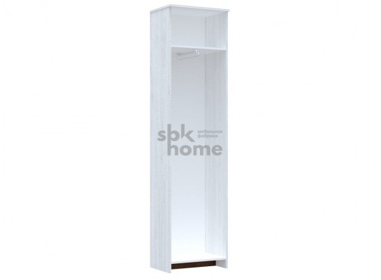 Шкаф для одежды 1-но дверный, Кантри (592*410*2104) Сосна Андрерсен/Орех Риббек темный, 30905 в Набережных Челнах