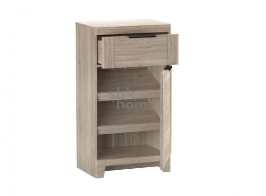 Тумба высокая узкая, Юта (543*377*1000) Дуб Мария, 50605 в Набережных Челнах