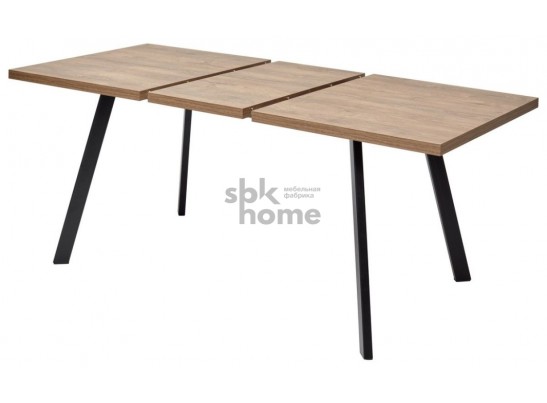 Стол BRICK M 140 Дуб Канзас/ каркас черный (1400*850*750), 921954 в Набережных Челнах