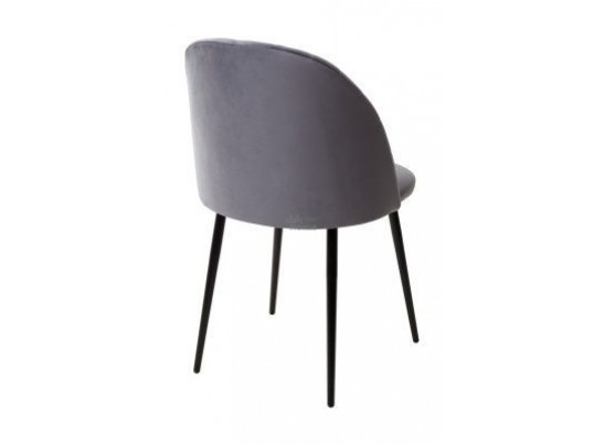 Стул серый AV 408/каркас черный, НИРВАНА (480*520*820), 4321 в Набережных Челнах