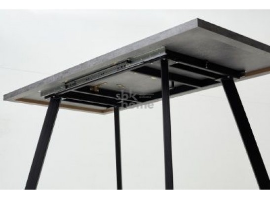 Стол BRICK M 120 Бетон Портленд/каркас белый (1200*850*750), УТ-00003619 в Набережных Челнах