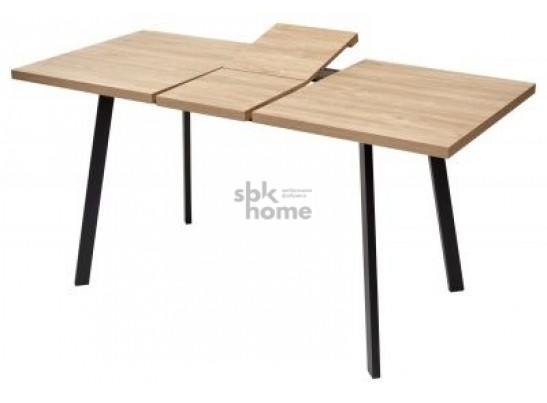 Стол ФИН Дуб Канзас/каркас черный (1200*700*750), 925639 в Набережных Челнах