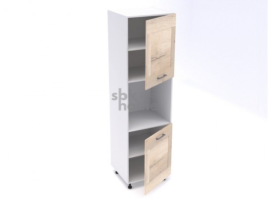 Пенал ПГ-60 под духовой шкаф, Дублин (600*570*2166) Дуб галифакс белый, 21663 в Набережных Челнах