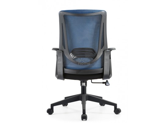 Кресло офисное,вращающееся LJ-2201В BLUE+BLACK (610*500*1070), LJ-2201В BLUE+BLACK ИМП в Набережных Челнах