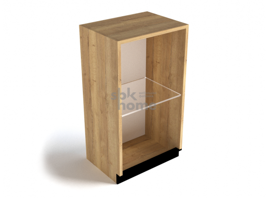 Шкаф со стеклом ШСТ-40, Сити (400*320*720) Дуб Галифакс натуральный, 20827 в Набережных Челнах