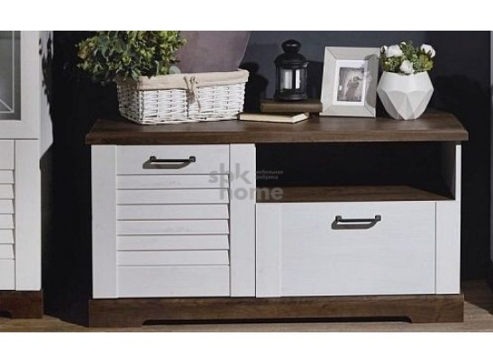 Тумба под ТВ, Кантри (1236*534*634) Сосна Андрерсен/Орех Риббек темный, 30903 в Набережных Челнах