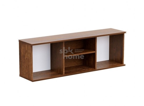 Шкаф-полка навесная, Кантри (1236*292*431) Орех Риббек темный, 30807 в Набережных Челнах