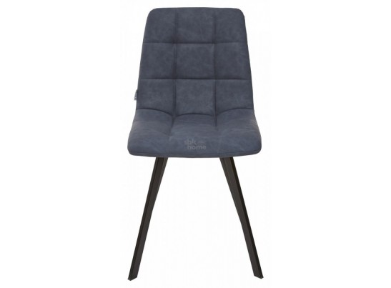 Стул модель SQUARE,синяя сталь RU-03/каркас черный, CHILLI (460*550*890) Синяя сталь, 2492 в Набережных Челнах