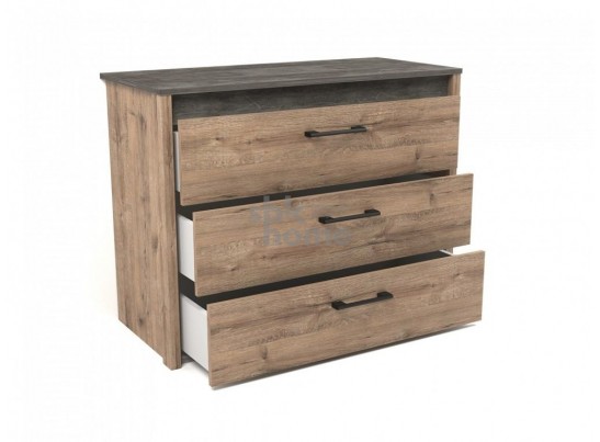 Комод малый NEW, Денвер (970*435*750) Дуб Веллингтон, 11815 в Набережных Челнах