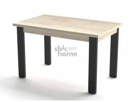 Стол обеденный , Техас (1250*750*750) Дуб галифакс белый/Фреско, 70603