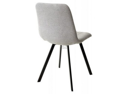 Стул галечный серый/каркас черный, ELVIS (460*550*890) Серый, 925636 в Набережных Челнах