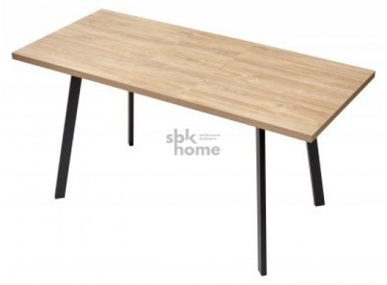 Стол ФИН Дуб Канзас/каркас черный (1200*700*750), 925639 в Набережных Челнах