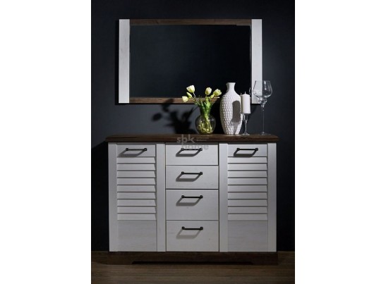 Зеркало, Кантри (1100*25*650) Сосна Андрерсен/Орех Риббек темный, 11401 в Набережных Челнах