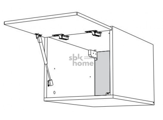 Шкаф АГ-40, Женева (400*586*360) Серый камень, 22025 в Набережных Челнах