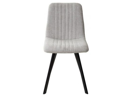 Стул галечный серый/каркас черный, ELVIS (460*550*890) Серый, 925636 в Набережных Челнах