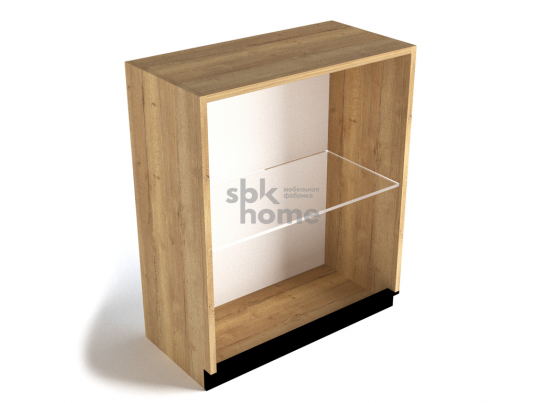 Шкаф со стеклом ШСТ-60, Сити (600*320*720) Дуб Галифакс натуральный, 20828 в Набережных Челнах