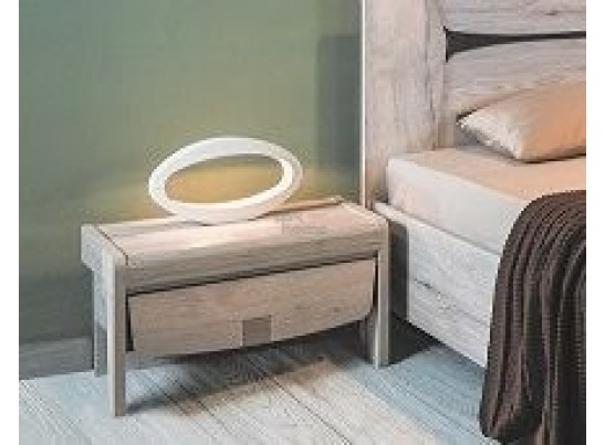 Тумба прикроватная, Мале (544*400*355) Дуб галифакс белый, 11209 в Набережных Челнах